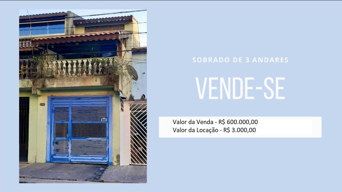 Sobrado à venda e aluguel com 3 quartos, 125m² - Foto 1