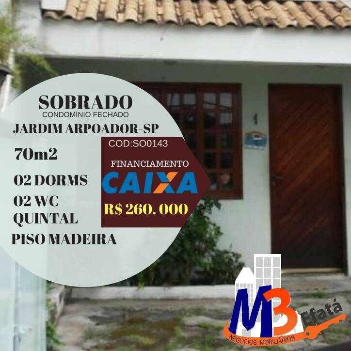 Sobrado à venda com 2 quartos, 70m² - Foto 1