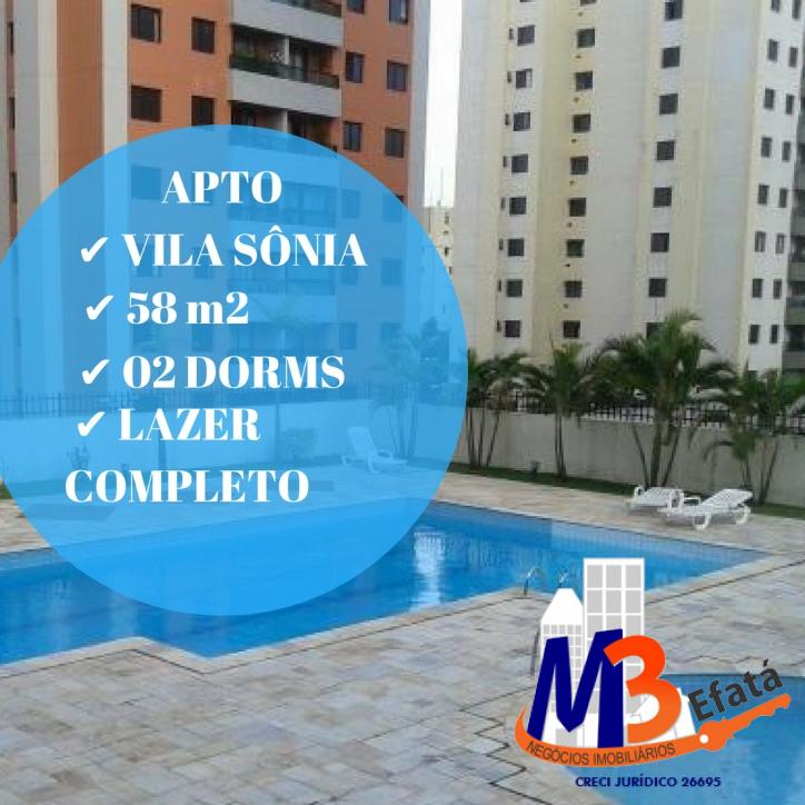 Apartamento à venda com 2 quartos, 58m² - Foto 1